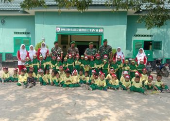 Peduli Pahlawan Bangsa,TK Aisyiyah Bustanul Athfal I Bancar Tuban Geruduk Makoramil Jadikan Kelas Inspiratif ﻿