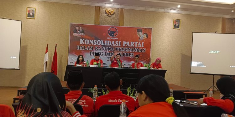 DPC Kota dan Kabupaten PDI Perjuangan Gelar Konsolidasi Pemenangan Legislatif dan Pilpres 2024