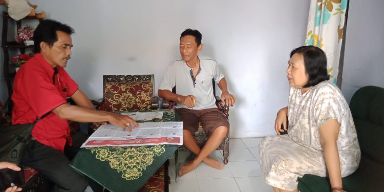 Caleg DPRD Kabupaten Mojokerto Dari PDIP Dwijo Kretarto S.E, M.M Dor to door Ke Warga
