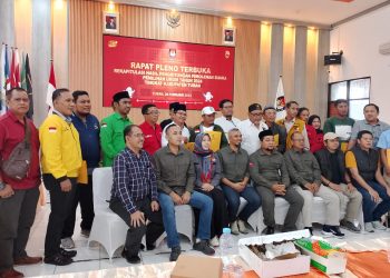 Rampung Sudah Rekapitulasi Penghitungan Perolehan Suara di KPU Kabupaten Tuban