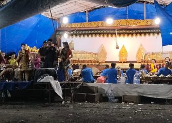 Pagelaran Wayang Kulit dan Campursari Meramaikan Ruwah Dusun Damarsi