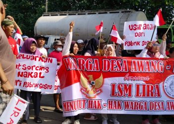 Pabrik Teh Botol Sosro Di Demo Warga Desa Awang – awang