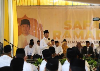 Kunjungi Pesantren Mas Lindra  Gelar Safari Ramadhan 2024