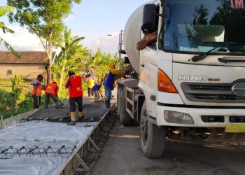 Pelebaran Jalan dan Pengecoran di Wilayah Ngembeh –  Mojokarang Mulai Dikerjakan