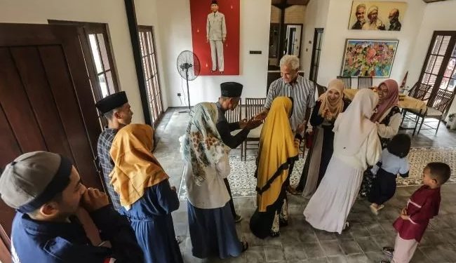 Di rumah Baru Sleman Ganjar Pranowo Gelar Open House Selain Warga Mahfud MD Juga Hadir
