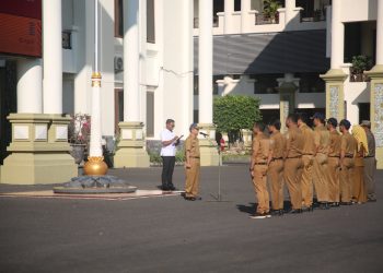 APEL PERDANA DAN HALAL BIHALAL,  APARATUR PEMKAB TUBAN, SEKDA : LANGSUNG TANCAP GAS