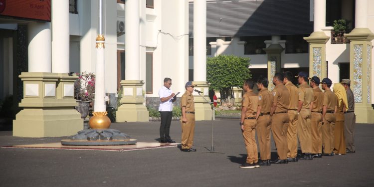 APEL PERDANA DAN HALAL BIHALAL,  APARATUR PEMKAB TUBAN, SEKDA : LANGSUNG TANCAP GAS
