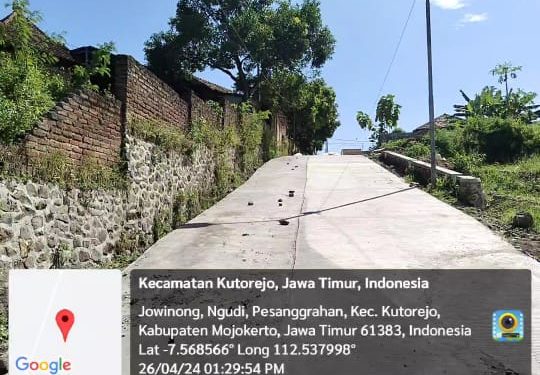 Pelebaran Jalan Dan Pengecoran Di Wilayah Pesanggrahan –  Mojorejo