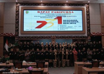 DPRD Kabupaten Mojokerto Gelar Rapat Paripurna Bertepatan Dengan Hari Jadi Kabupaten Mojokerto ke – 731
