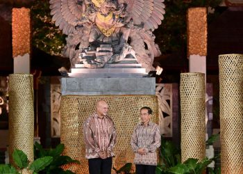 Presiden Jokowi Jamu Santap Malam Para Pemimpin dan Delegasi KTT WWF Ke-10 di GWK