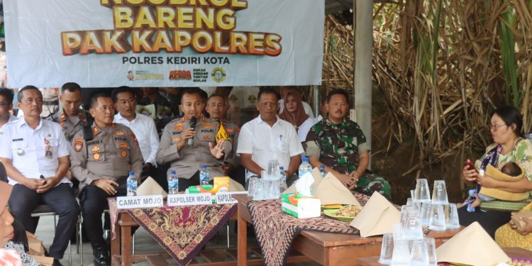 Ngobrol Bareng Pak Kapolres, Cara Polres Kediri Kota Ajak Warga Jaga Kamtibmas