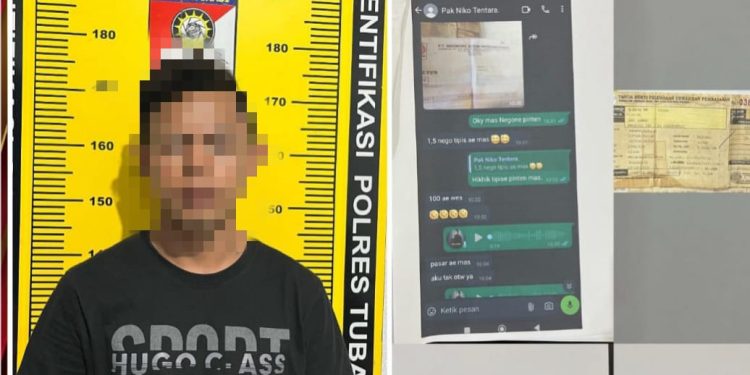 Satreskrim Polres Tuban Amankan Pria Ngaku TNI Bawa Kabur Motor Warga