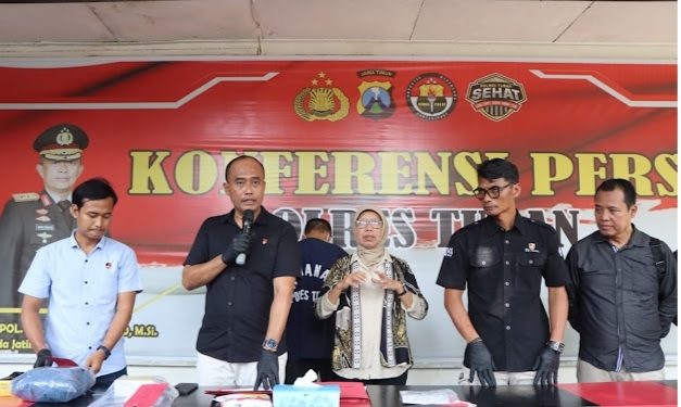Terduga Pencuri Handphone di Plumpang Diamankan Polres Tuban