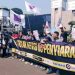 Tolak Revisi Undang-Undang Penyiaran Massa Orasi Di Depan Gedung DPR RI