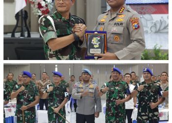 Kodam V Brawijaya dan Polda Jatim Gelar Silaturahmi Guna Pererat Soliditas – Sinergitas TNI – Polri Solid