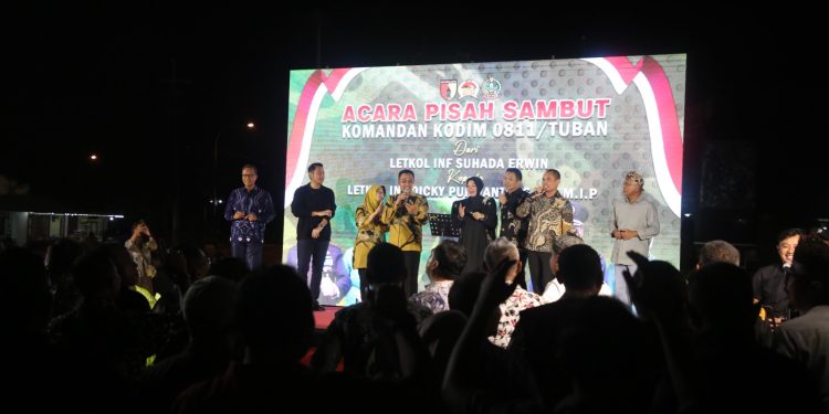 Pisah Sambut Komandan Kodim 0811/Tuban Dihadiri Bupati