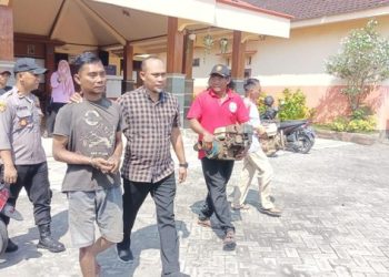 Spesial Pencuri Mesin Diesel Digelandang Ke Kantor Polisi