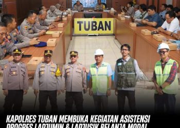 Polres Tuban menerima Asistensi Progres Lapjumin & Lapjusik Belanja Modal (Pembangunan) TA. 2024 Oleh Birorena Polda Jatim