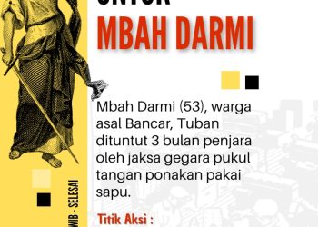 Gerakan Aksi Solidaritas Menuntut Pembebasan Hukuman Mbah Darmi