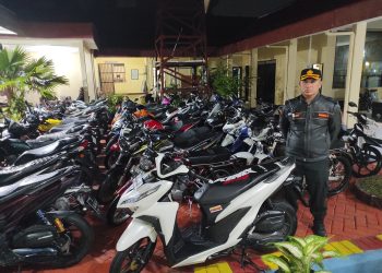 Polisi Amankan 67 Motor Tidak Sesuai Spektek Diduga Untuk Balap Liar di Surabaya