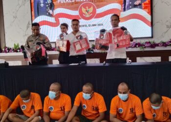 6 Pengedar Sabu-sabu Di wilayah Hukum Polres Mojokerto Kota Terancam Hukuman Mati