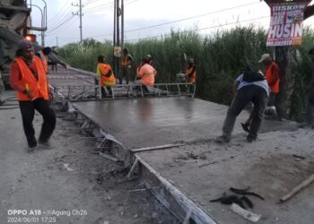 Proyek Peningkatan Ruas Jalan Kepuhanyar – Bangsal Mojokerto Telah Rampung