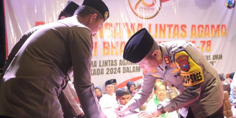 Polres Mojokerto Gelar Doa Bersama Lintas Agama untuk Pilkada 2024