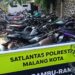 Polresta Malang Kota Berhasil Amankan 99 Motor Tak Sesuai Spektek