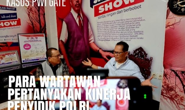 Para Wartawan Pertanyakan Kinerja Penyidik Polri Kasus PWI Gate
