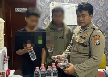 Polres Mojokerto Kota Amankan Pelajar Jual Miras