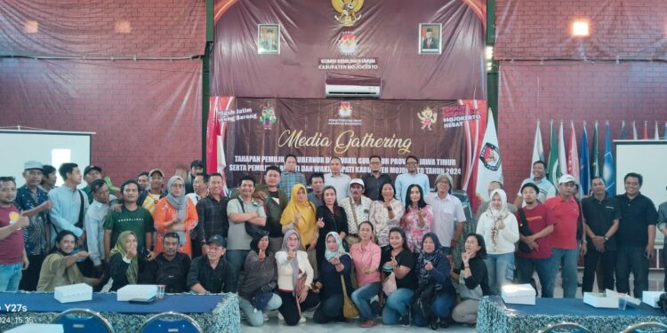 KPU Kabupaten Mojokerto Gelar Media Gathering Bersama Jurnalis