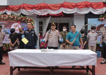 Polisi Berhasil Amankan 9 Remaja Diduga Kelompok Gangster Hendak Tawuran