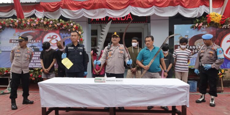 Polisi Berhasil Amankan 9 Remaja Diduga Kelompok Gangster Hendak Tawuran