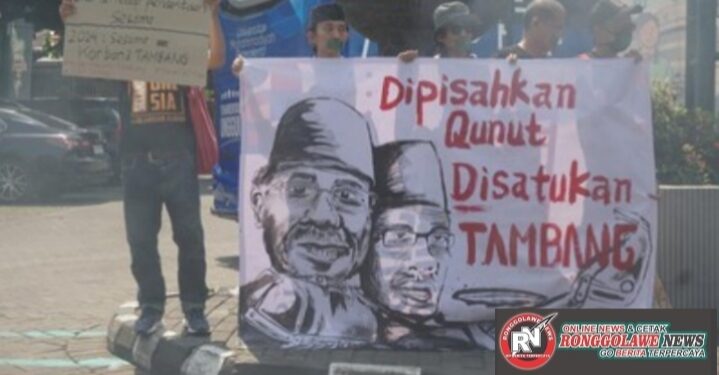 Massa Aktivis Cik Di Tiro Sentil Muhammadiyah dan NU : Dipisahkan Qunut, Disatukan Tambang