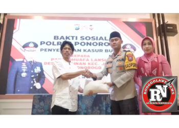 Peduli Panti Dhuafa Lansia, Polres Ponorogo Salurkan Bantuan Sembako Hingga Kasur Busa