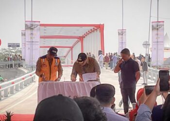 Mas Dhito Resmikan Jembatan Jongbiru Membangkitkan Kembali Sejarah Kediri Kuno