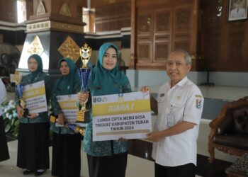 Team PKK Kecamatan Rengel Sabet Juara I Lomba Cipta Menu B2SA