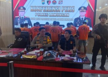 Polres Lamongan Ringkus 22 Tersangka Kriminal