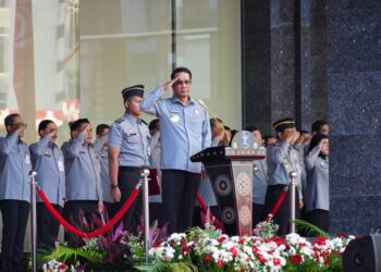 MENKUMHAM SAMPAIKAN PENTINGNYA KOLABORASI, SINERGI DAN INTEGRITAS DALAM MENJALANKAN TUGAS