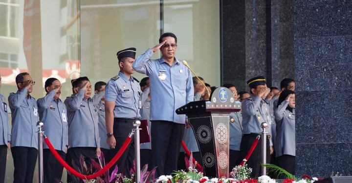 MENKUMHAM SAMPAIKAN PENTINGNYA KOLABORASI, SINERGI DAN INTEGRITAS DALAM MENJALANKAN TUGAS