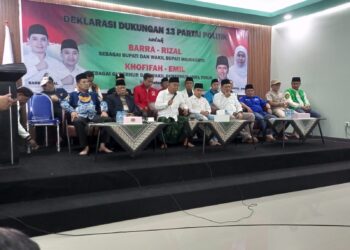 13 Parpol Deklarasi Dukung Pasangan Mubarok