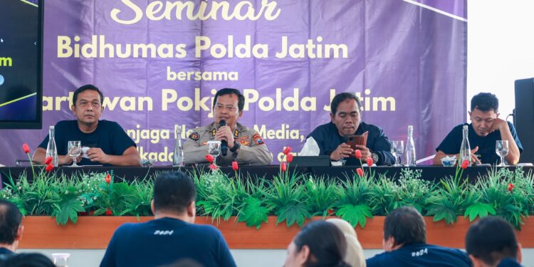 Bidhumas Polda Jatim Gandeng Media Siap Ciptakan Pilkada 2024 Aman dan Damai