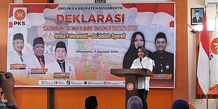 DPD PKS Berikan Dukungan Untuk Pasangan Ikfina Fahmawati dan Sa’Dulloh Sahrofi