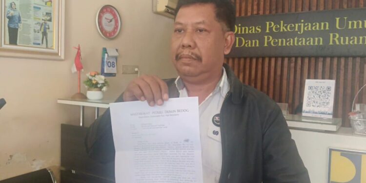Masyarakat Dusun Bedog, Desa Mlaten Tanyakan Status TKD ke DPUPR