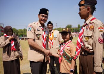 Mas Lindra Akan Tingkatkan Alokasi Hibah Untuk Pramuka Tuban