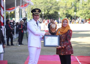 Sebagai Penggerak UMKM Tuban, Elis Nur Hayati Diganjar Penghargaan Oleh Bupati Tuban