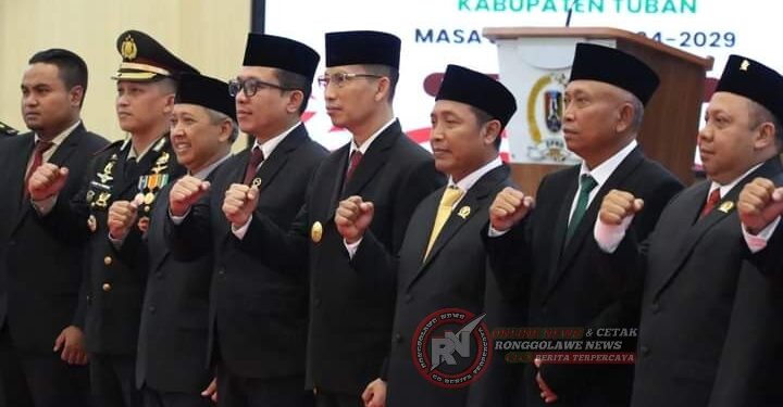 Ketua DPRD Kabupaten Tuban 2024-2029 Resmi Di Lantik