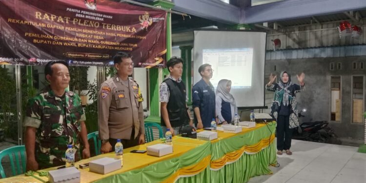 Polres Mojokerto Kota Siaga Amankan Proses Rapat  Pleno DPSHP Pilkada 2024