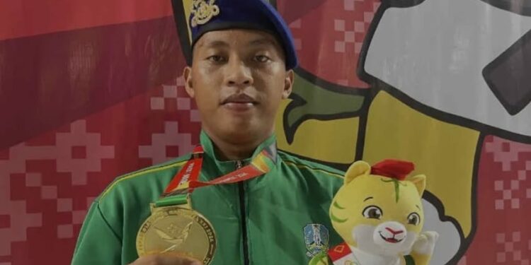 Membanggakan, Atlet Taekwondo Polda Jawa Timur Raih Medali Emas di PON XII
