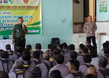 Ciptakan Suasana Tertib Dan Aman, BKAD Plaosan, Gelar Pelatihan Satlinmas